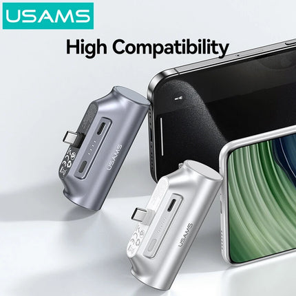 Power Bank Mini USB-C 3000mAh USAMS Portátil Para Celular