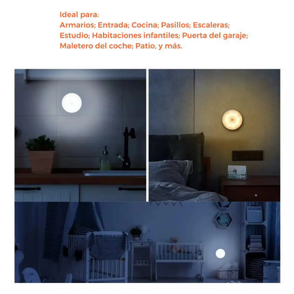 Luz Led Inalámbrica Con Sensor De Movimiento Usb Adhesiva