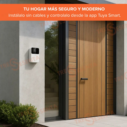Timbre Inteligente WiFi con Cámara HD y Audio Bidireccional