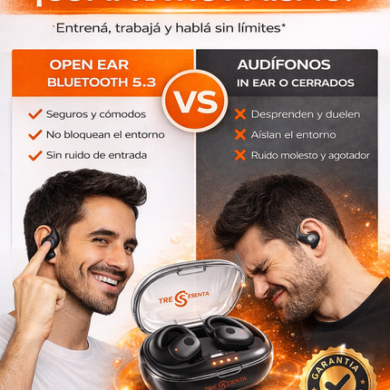 Auriculares Bluetooth Deportivos USAMS UG26 OWS Open Ear IPX5 Negro