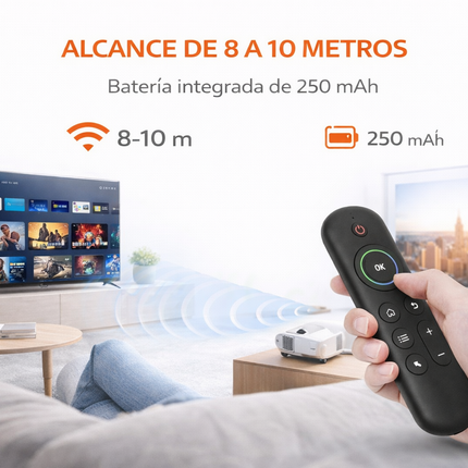 Control Remoto Air Mouse M5 Con Teclado Bluetooth 2.4G