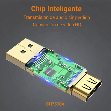 Adaptador DisplayPort a HDMI 4K 30Hz Vention