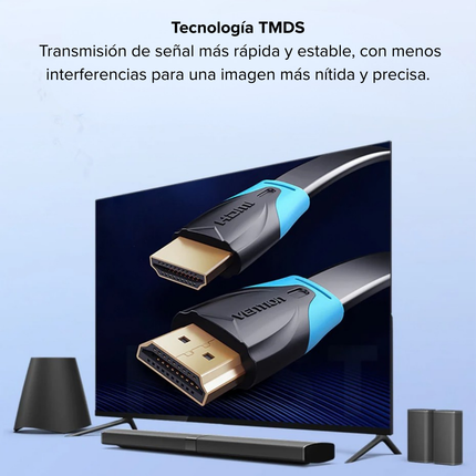 Cable HDMI 2.0 Vention Plano 4K 60Hz Audio Sincronizado PVC Reforzado