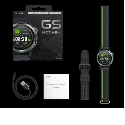 Smartwatch Deportivo Mibro GS Active 2 con GPS Dual, Llamadas Bluetooth y 5ATM