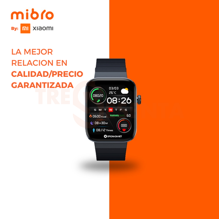 Smartwatch Mibro T1 – Pantalla HD, Monitor de Salud y Notificaciones