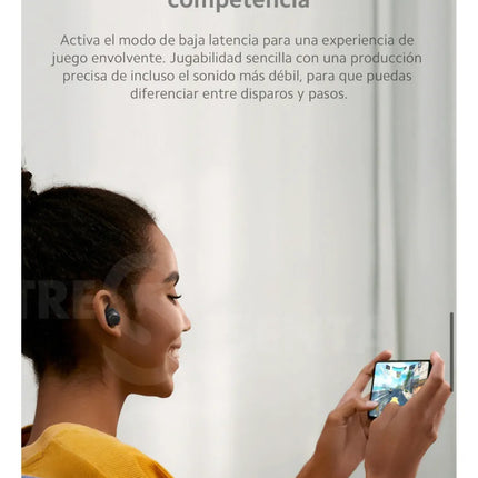 Auriculares Xiaomi Redmi Buds 3 Lite Bluetooth 5.2 IP54 Negros