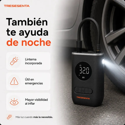 Inflador Compresor Digital Portátil