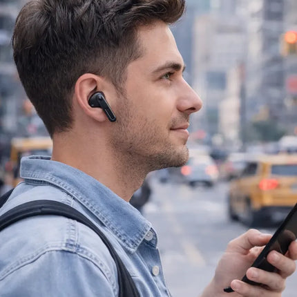 Auriculares Bluetooth QCY T13 ANC 2 TWS Negro Cancelación Activa
