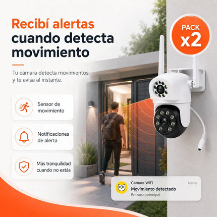 Cámara de Seguridad WiFi Tipo Lamparita 1080P con Visión Nocturna