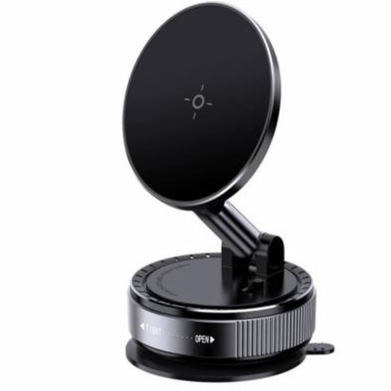 Soporte Vehicular Magnético CL-21 con Ventosa 360° Negro