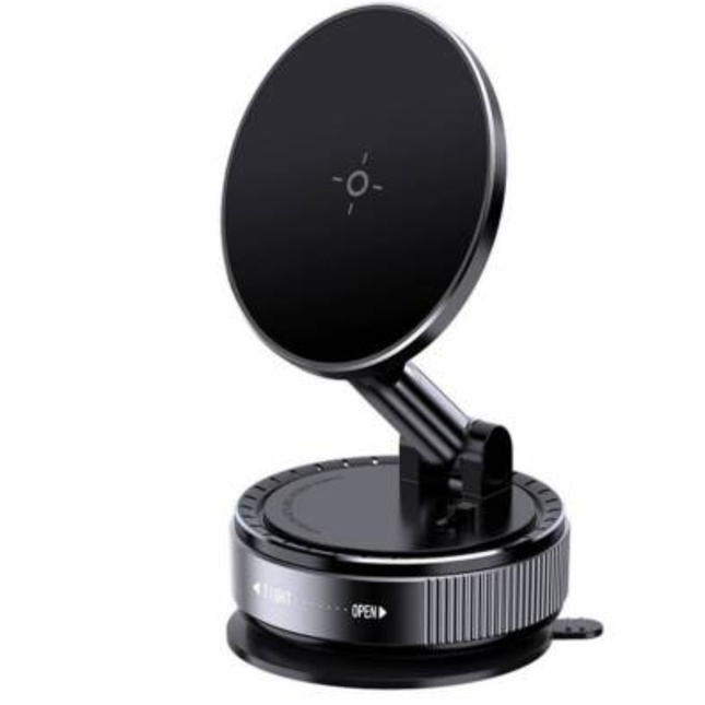 Soporte Vehicular Magnético CL-21 con Ventosa 360° Negro