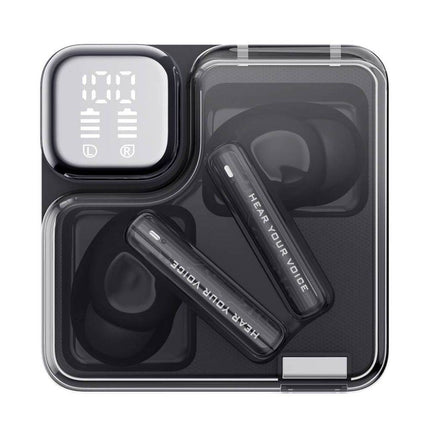 Auriculares Bluetooth QCY MeloBuds Neo LED Transparente 24h Multipunto