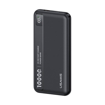 Power Bank 10000mAh USAMS 22.5W Carga Rápida Display USB-C